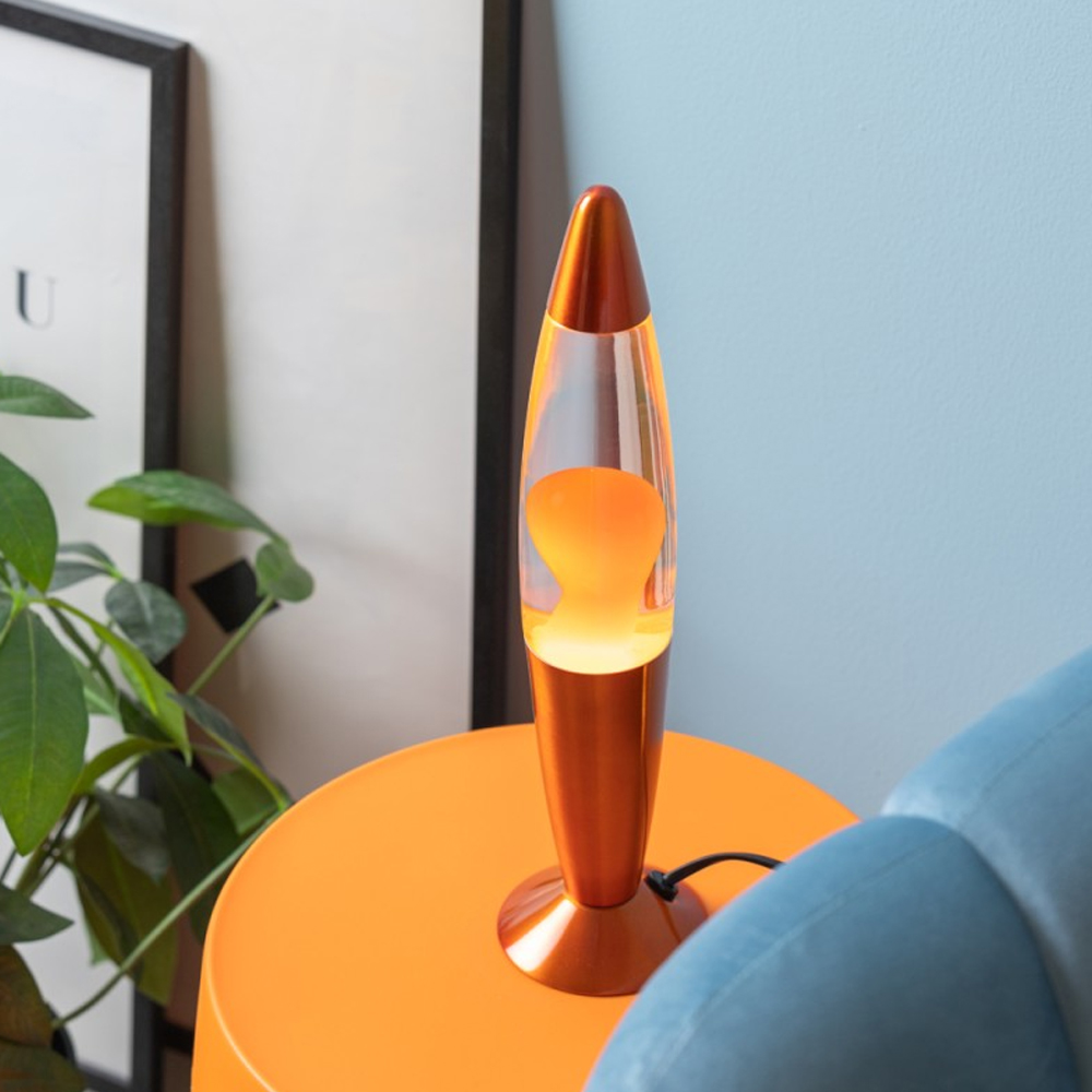 Present Time Table Lamp Funky Rocket Lava The Granary