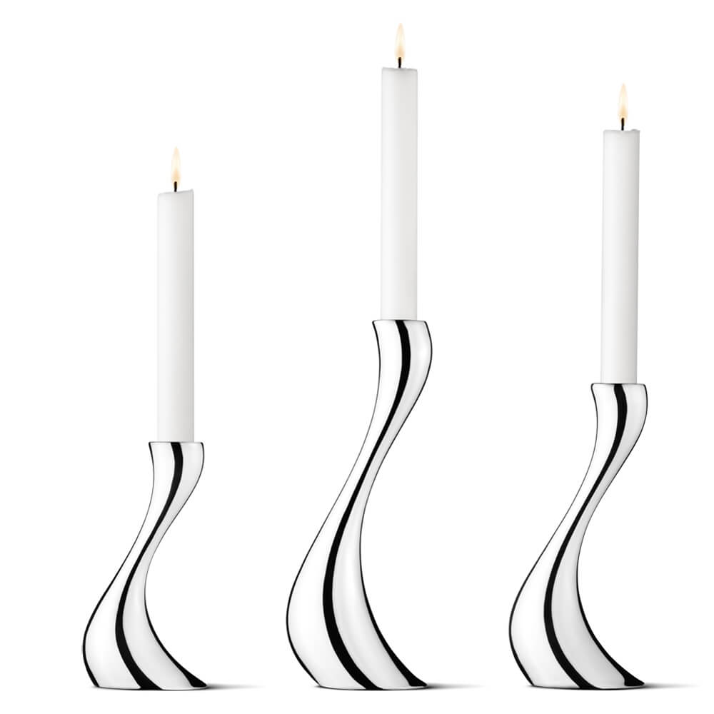 Jensen Cobra Candle Holders Set of 3 The Granary