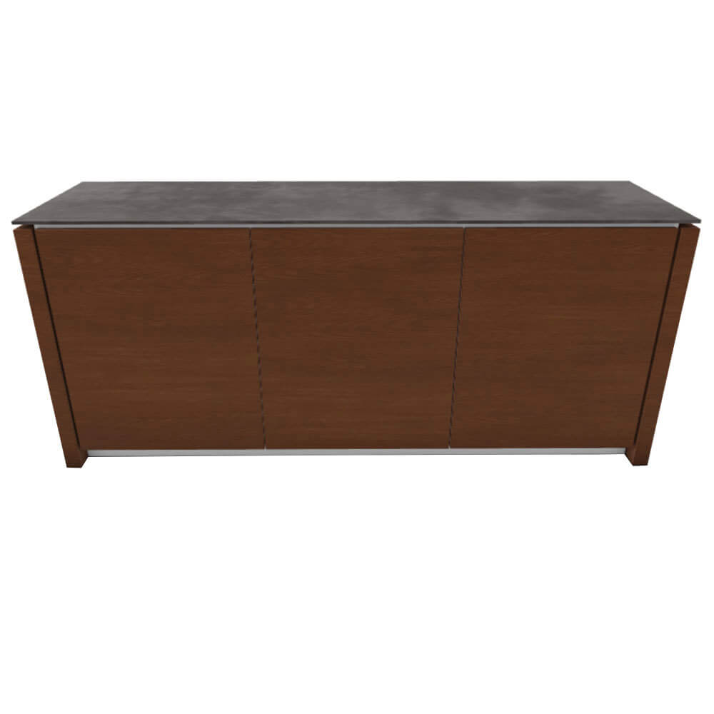 Walnut and grey deals sideboard